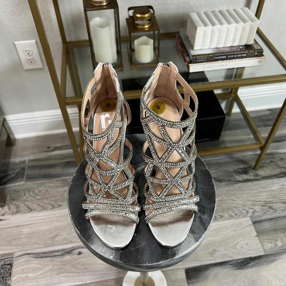 Glamorous Rhinestone Heels - Picture 4 of 5